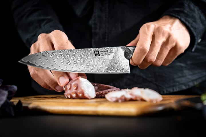 Zwilling Tanrei koksmes Gyutoh 20 cm, Damaskus-zwart Zwilling