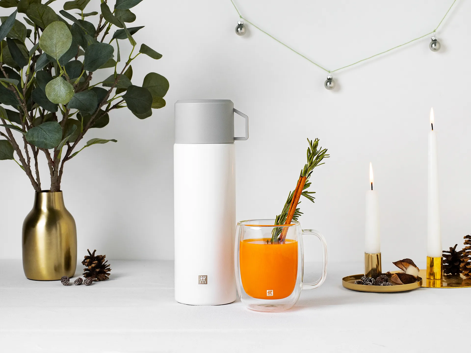 Zwilling Thermo Thermosfles 1 L, Zilver-wit Zwilling