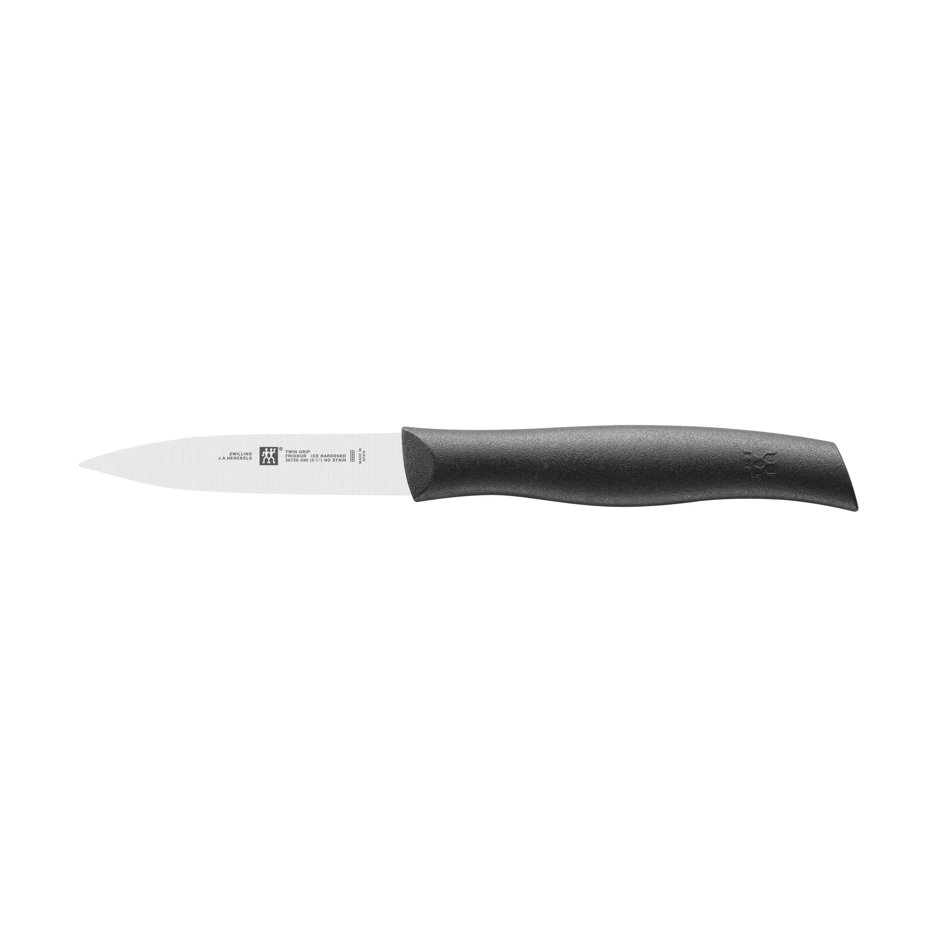 Zwilling Twin grip puntig groentemes 9 cm, Zwart-roestvrij staal Zwilling