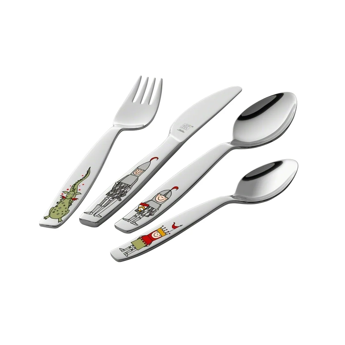 Zwilling Twin Kids Riddare kinderbestek 4-delig, 4-delig Zwilling