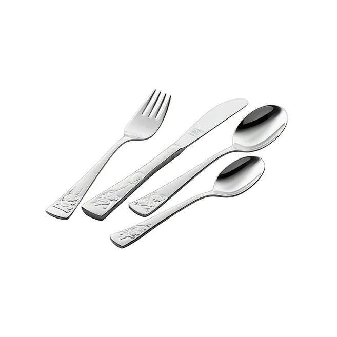 Zwilling Twin Kids Teddy kinderbestek 4-delig, Roestvrij staal Zwilling
