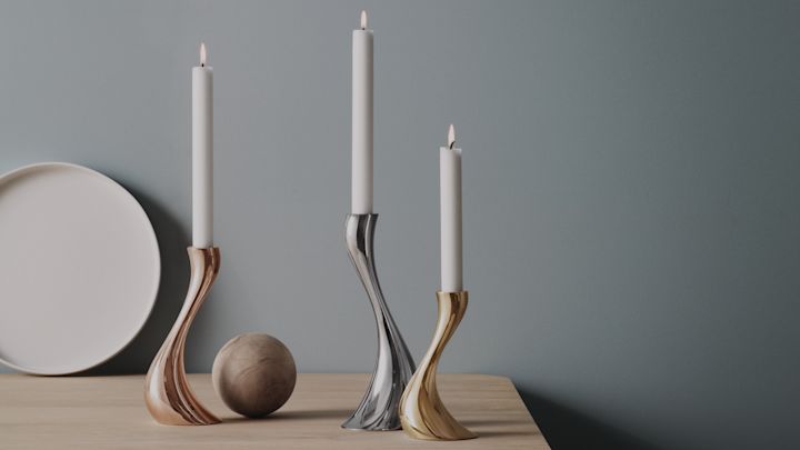 Georg Jensen - Shop kandelaars, op