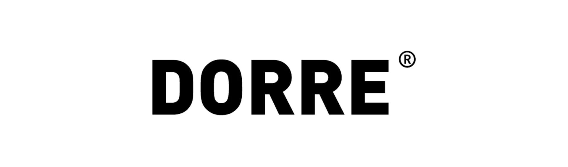 DORRE logo met geregistreerd handelsmerksymbool